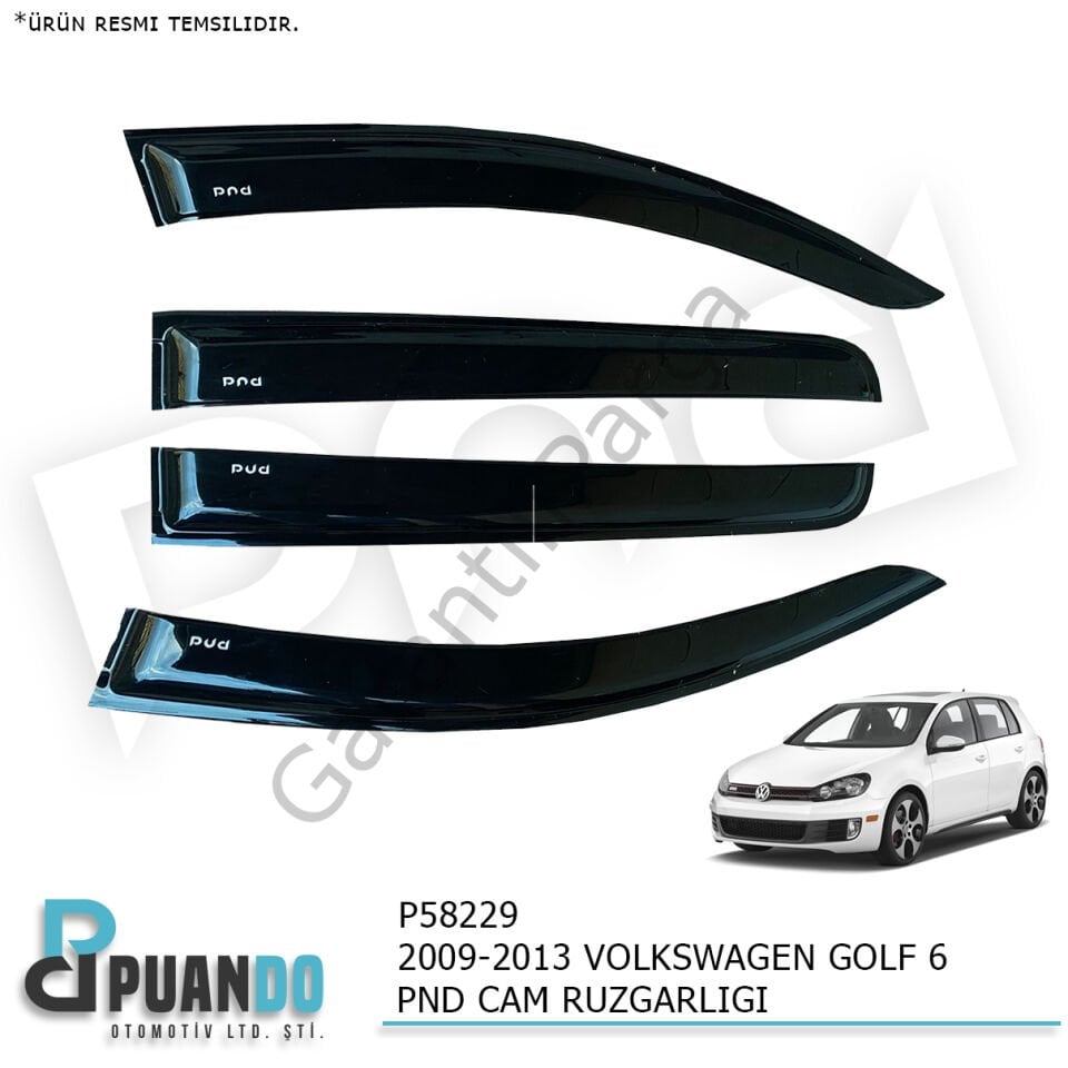 2009-2013 VOLKSWAGEN GOLF 6 PND CAM RUZGARLIGI