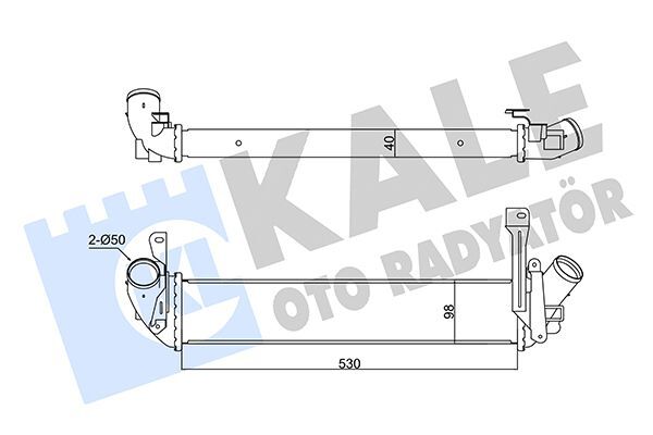RENAULT KANGOO 03- TURBO RADYATÖRÜ 8200221885 KALE