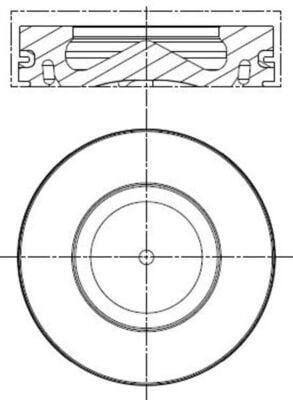 BMW E81-E82-E87-E90-E91-E92-E93-E60-E61-X3 E83 05-11 PISTON+SEGMAN 11257803033 FEDERAL