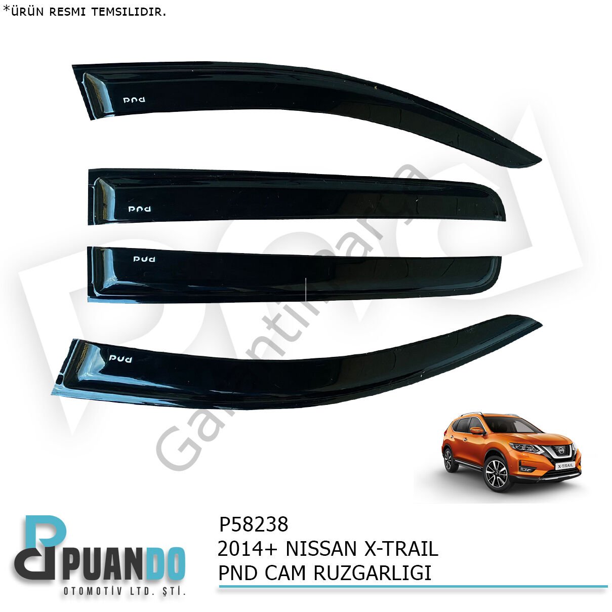 2014+ NISSAN X-TRAIL PND CAM RUZGARLIGI