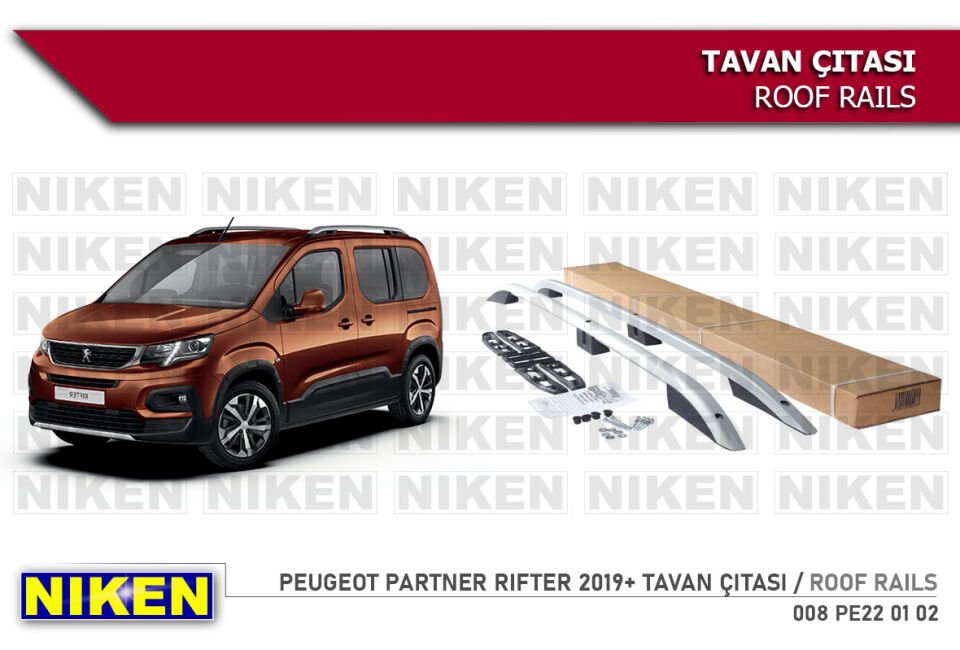 PEUGEOT PARTNER RIFTER 2019-TAVAN ÇITASI KISA SYH