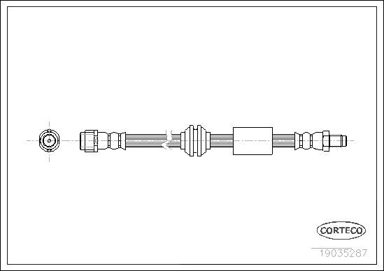 MERCEDES-BENZ W164 06-14 FREN HORTUMU ÖN A1644200448 BOSCH