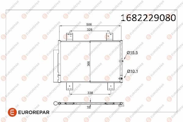 97-00 RADYATOR 88450B4020/ EUROREPAR