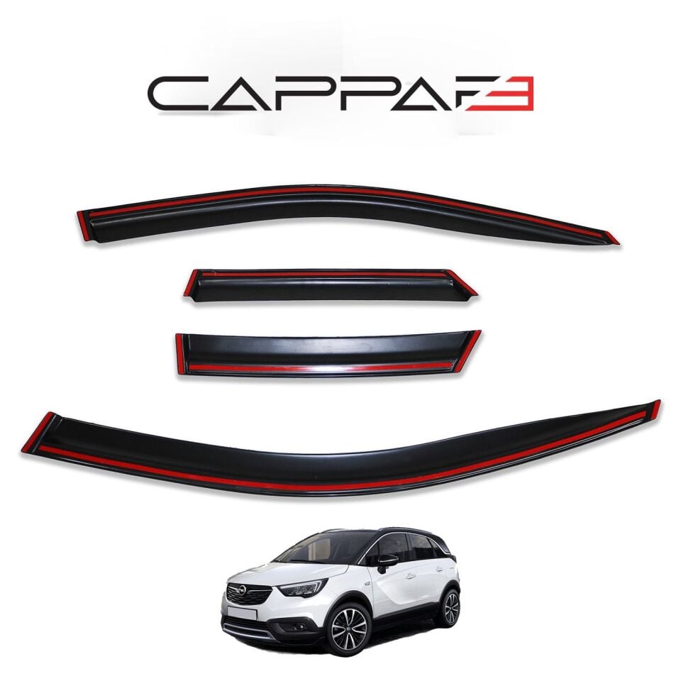 Opel Crossland 2021 Yılı Ve Üzeri Yan Cam Rüzgarlık 4 Prç.