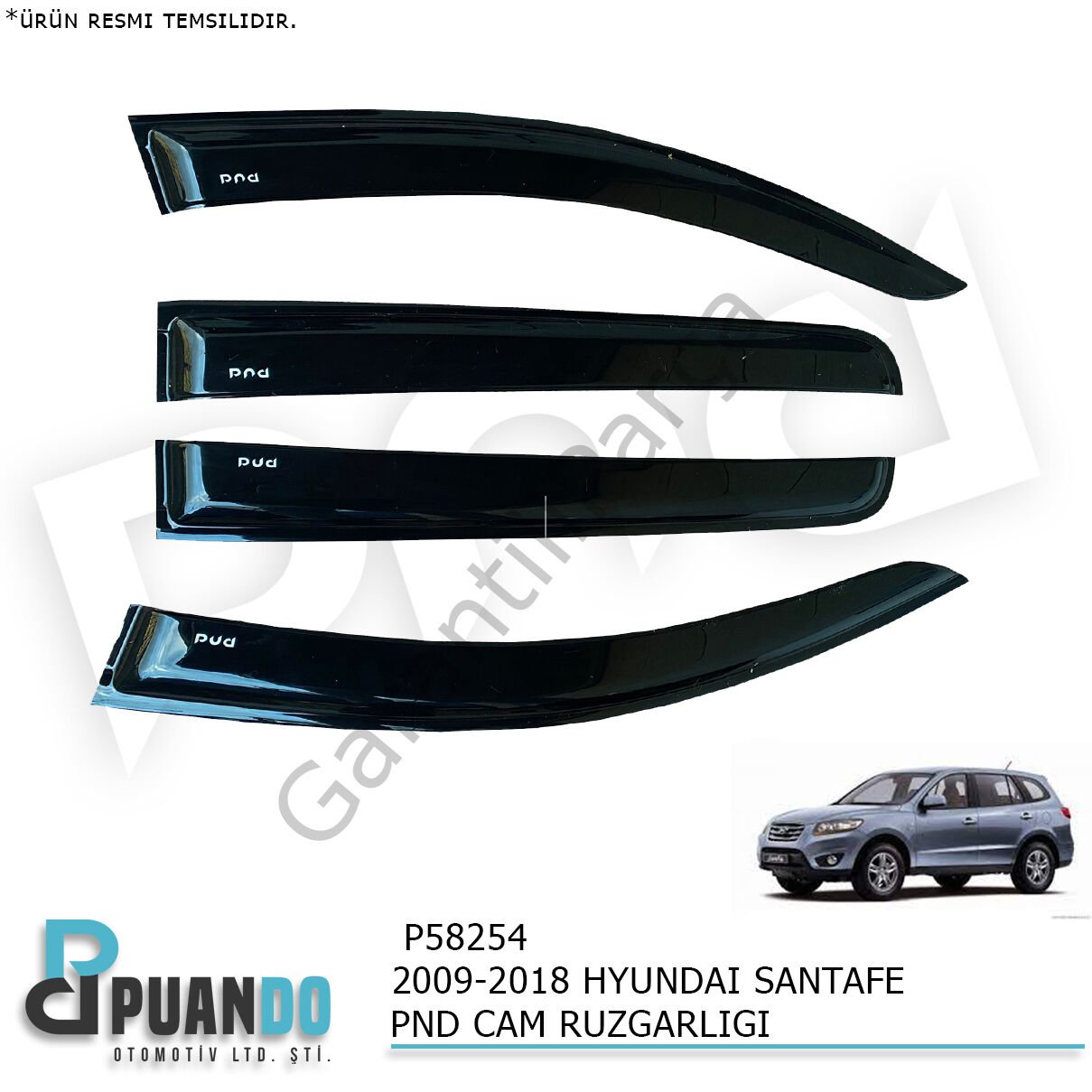 2009-2018 HYUNDAI SANTAFE PND CAM RUZGARLIGI