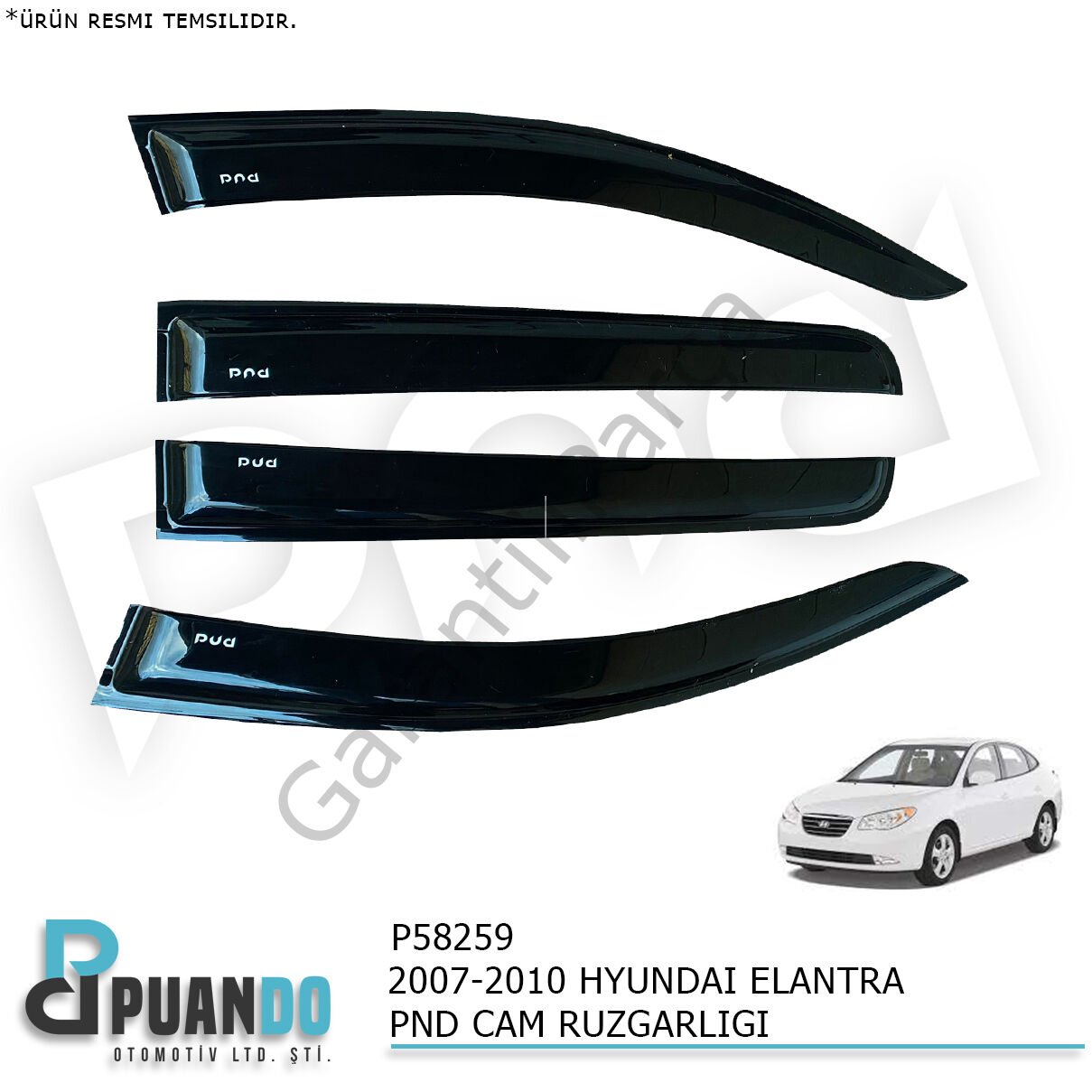 2007-2010 HYUNDAI ELANTRA PND CAM RUZGARLIGI
