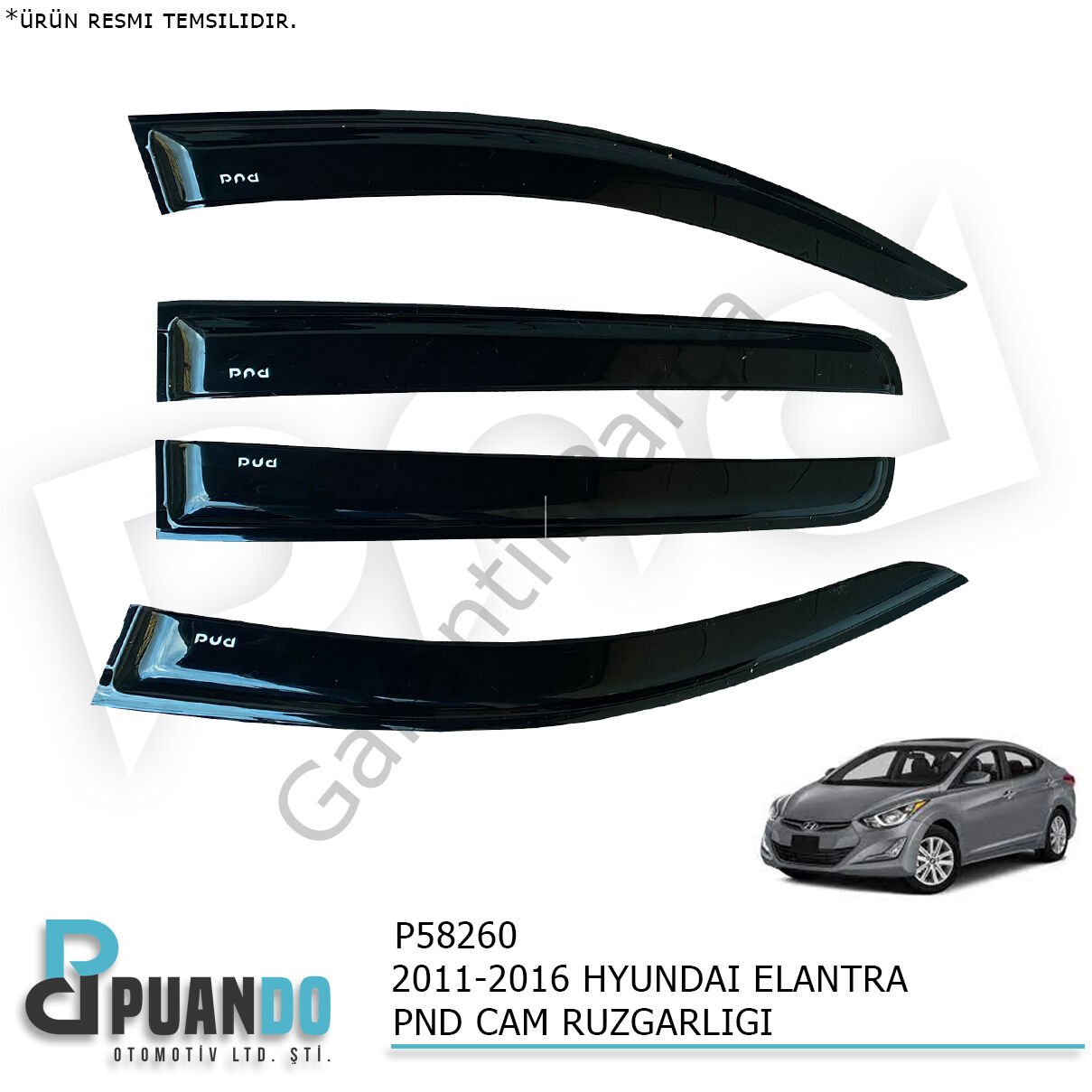 2011-2016 HYUNDAI ELANTRA PND CAM RUZGARLIGI