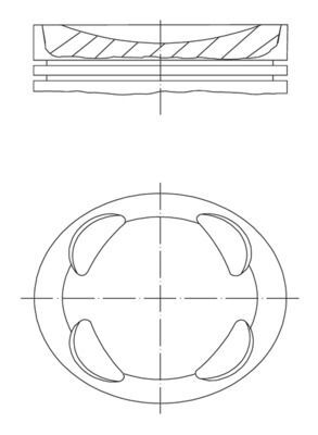 BMW MINI 07- PISTON+SEGMAN 11257589348 FEDERAL