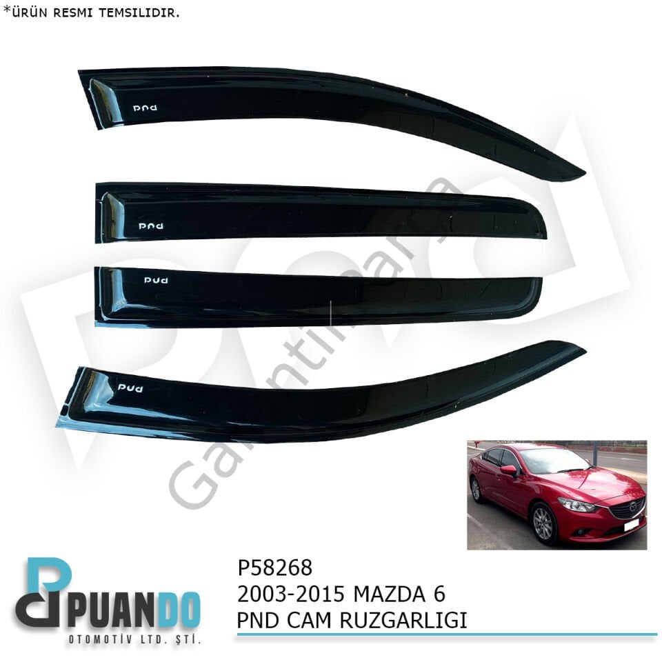 2003-2015 MAZDA 6 PND CAM RUZGARLIGI