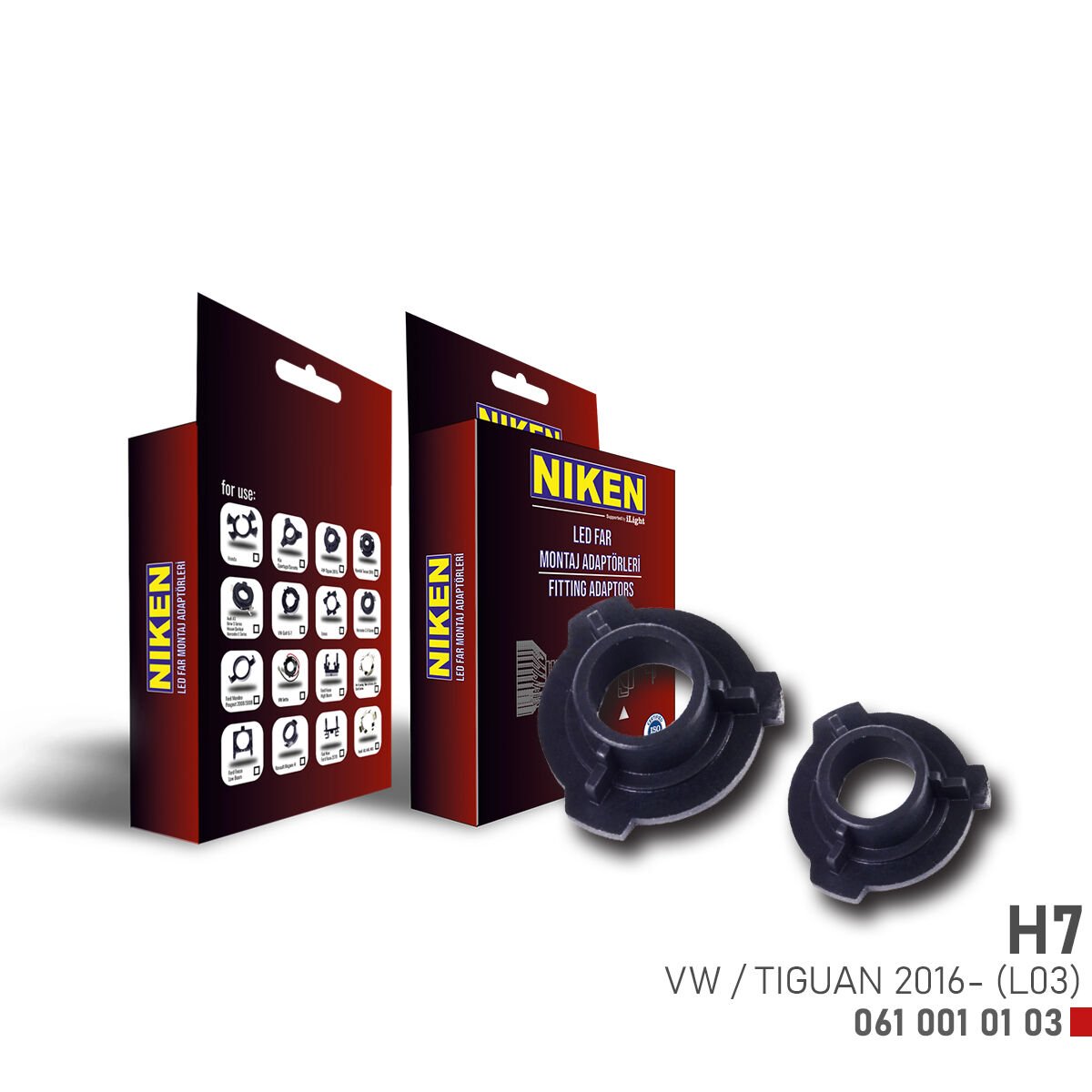 LED FAR MONTAJ ADAPTÖRÜ H7 VW / TIGUAN 2016- (L03)
