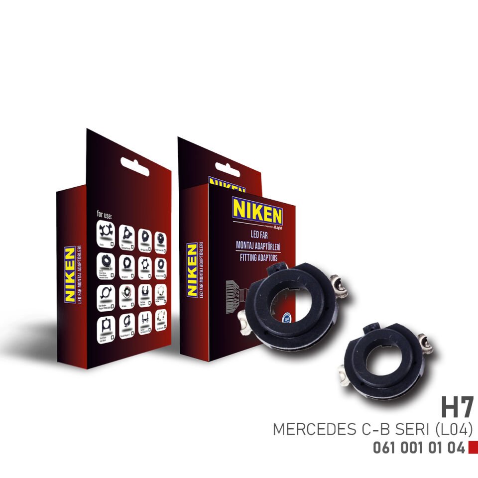 LED FAR MONTAJ ADAPTÖRÜ H7 MERCEDES C-B SERI (L04)