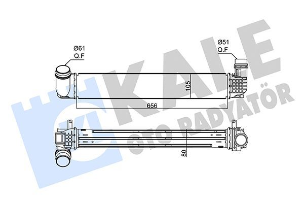 RENAULT FLUENCE/MEGANE III 08- TURBO RADYATÖRÜ 144960022R KALE