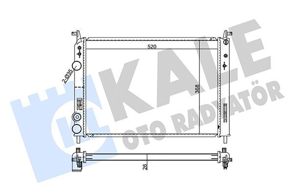 FIAT ALBEA PALIO STRADA 01- SU RADYATÖRÜ 46779393 KALE