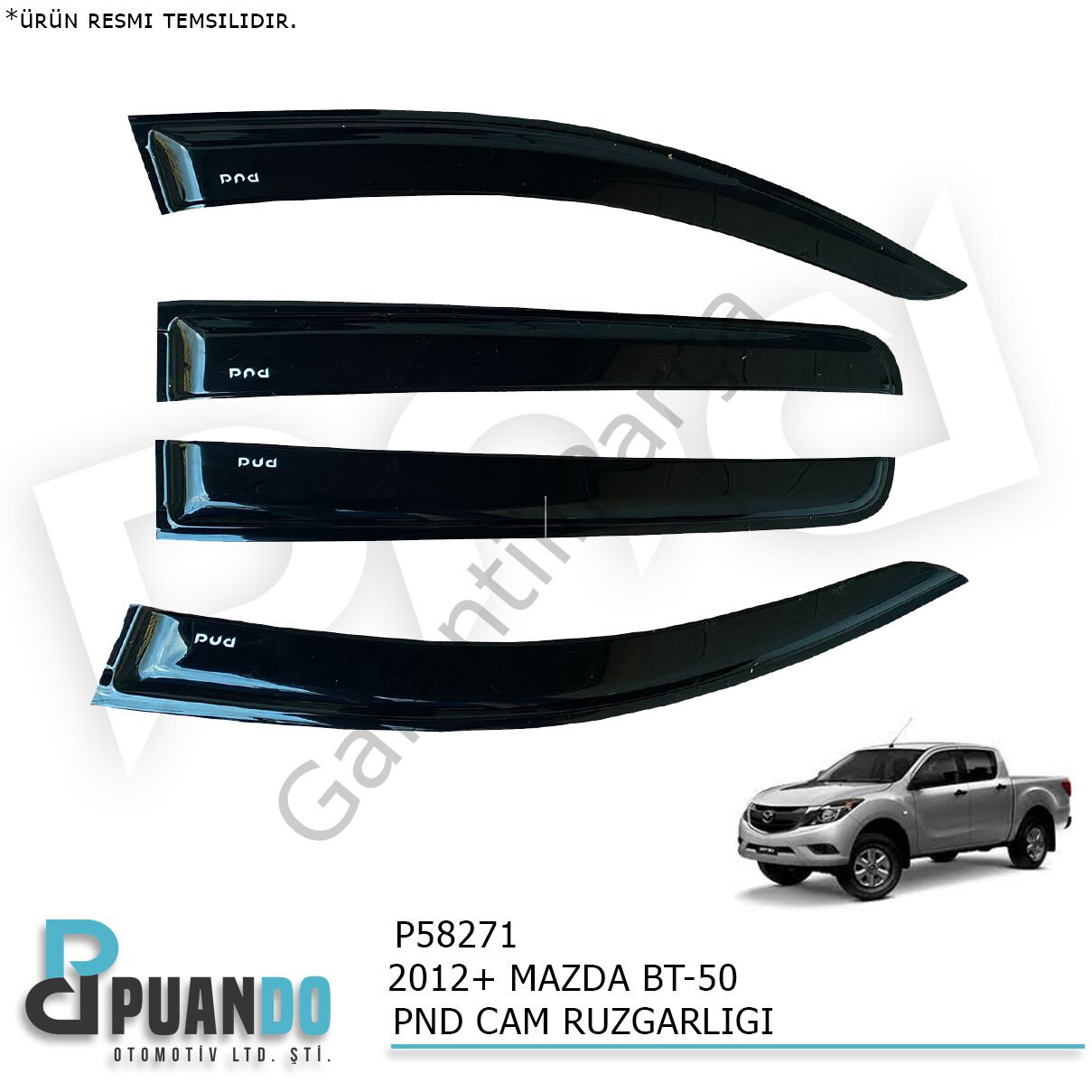 2012+ MAZDA BT-50 PND CAM RUZGARLIGI