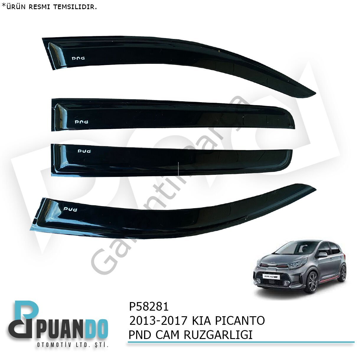 2013-2017 KIA PICANTO PND CAM RUZGARLIGI