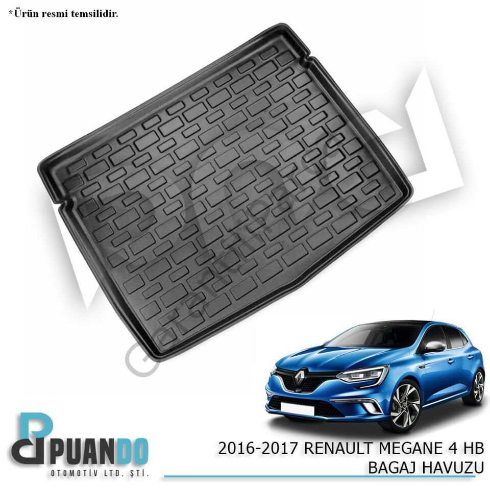 2016-2017 RENAULT MEGANE 4 HB BAGAJ HAVUZU