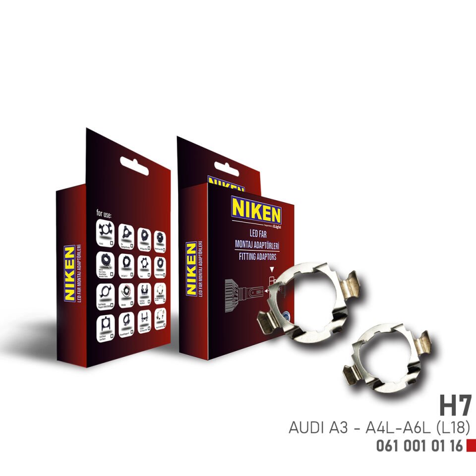 LED FAR MONTAJ ADAPTÖRÜ H7 AUDI A3 - A4L-A6L (L18)
