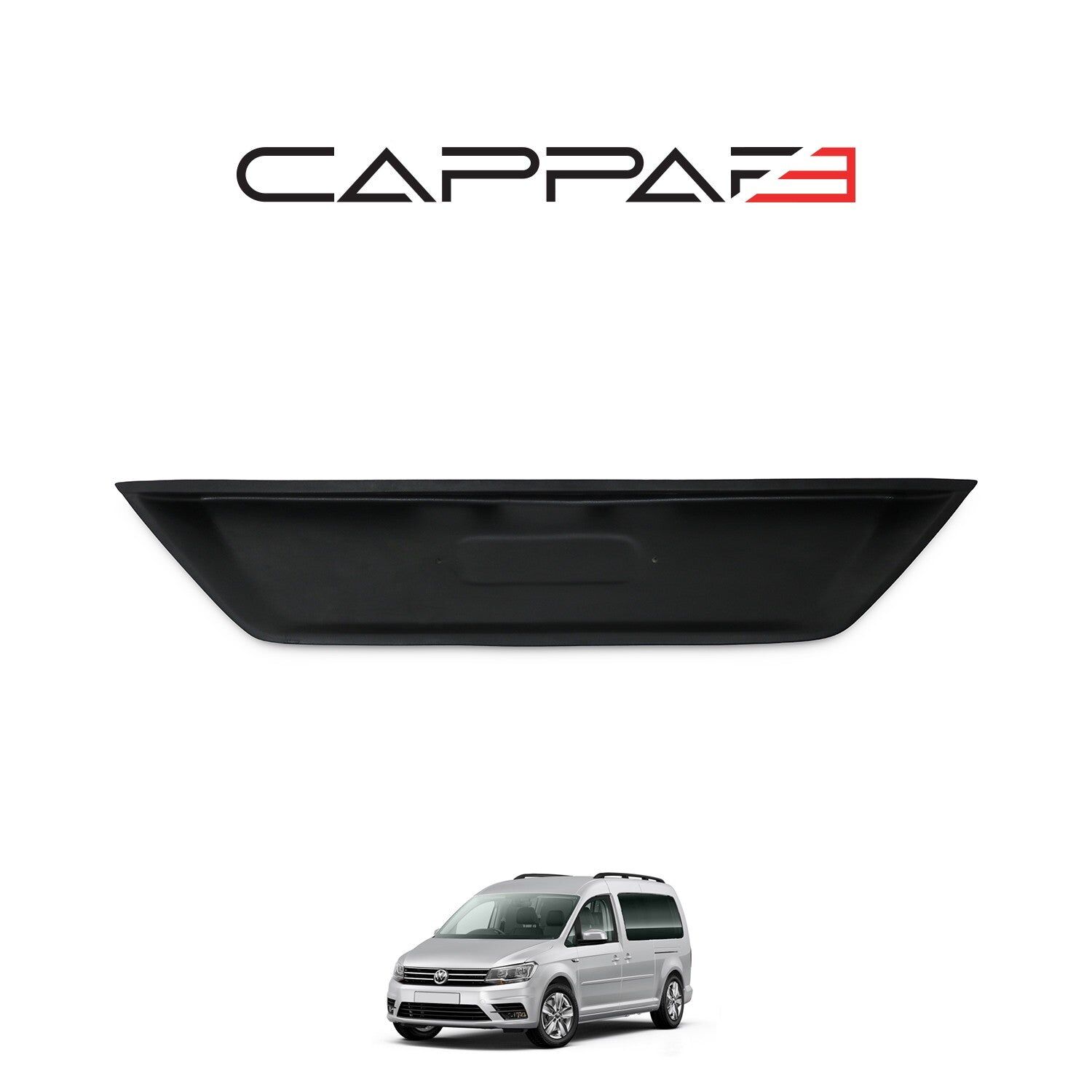 Volkswagen Caddy 2015-2020 Yıl Aralığı Uyumlu Arka Plaka Yeri Kaplama