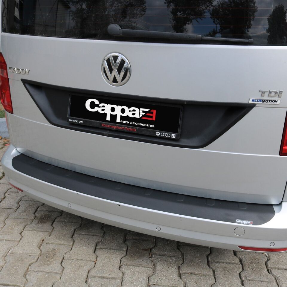 Volkswagen Caddy 2015-2020 Yıl Aralığı Uyumlu Arka Plaka Yeri Kaplama