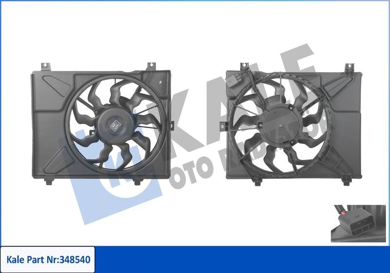 HYUNDAI I10 2008- RADYATÖR FANI 253800X000 KALE