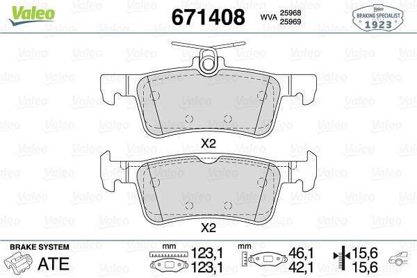 PSA 308 II (T9) 2013- FREN BALATASI ARKA 1611331480 VALEO