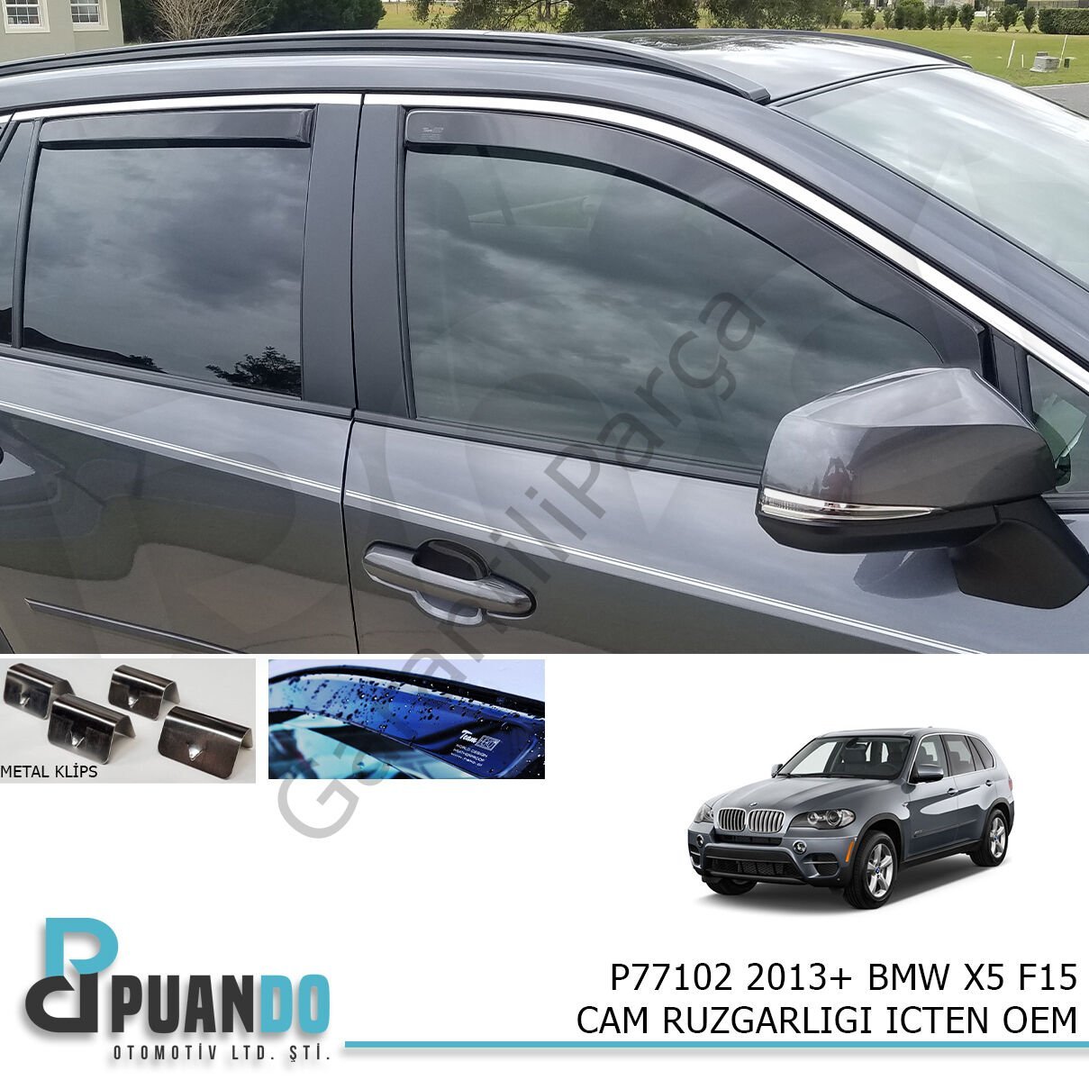 2013+ BMW X5 F15 CAM RUZGARLIGI ICTEN OEM