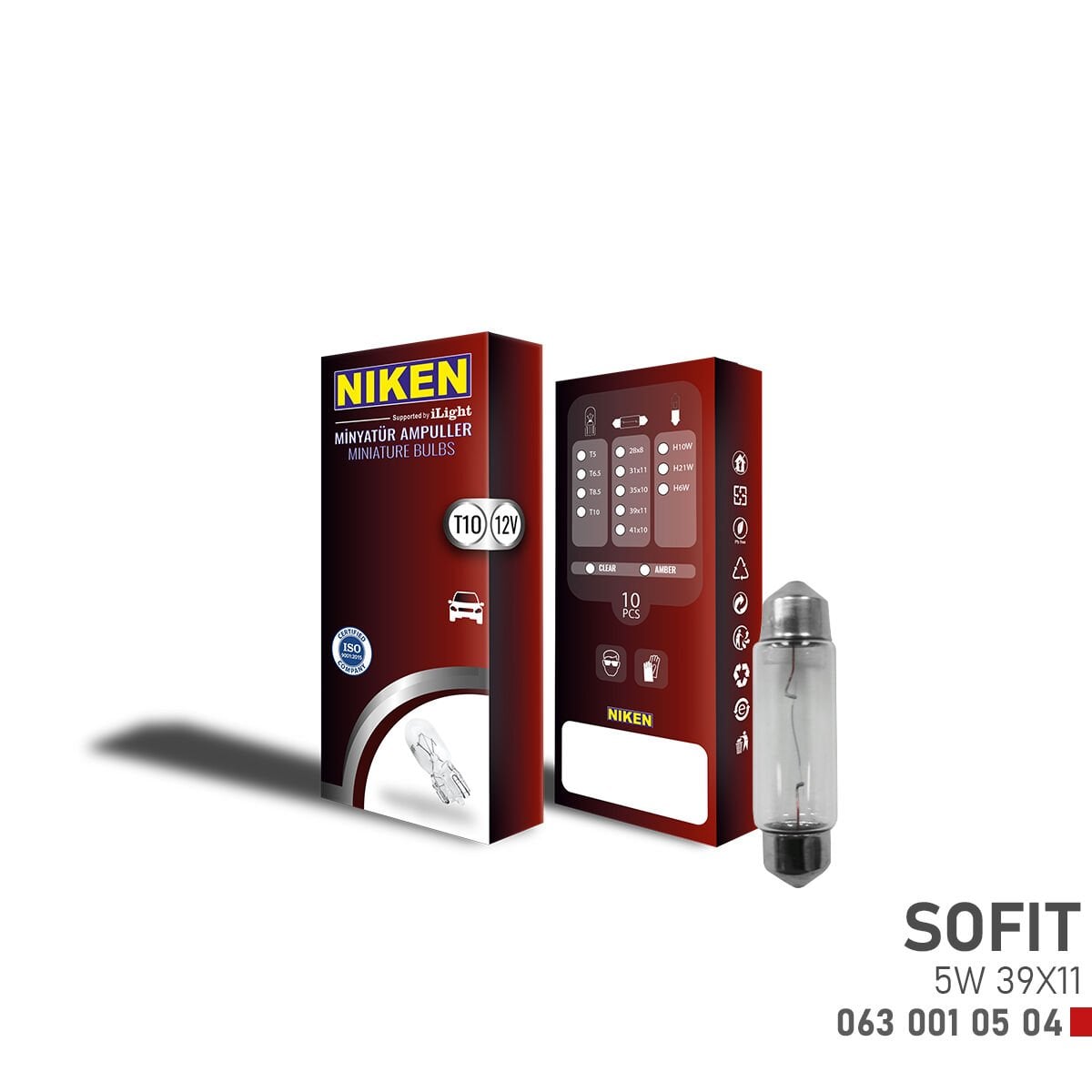 NIKEN SOFIT AMPUL 5W 39X11 (12V)