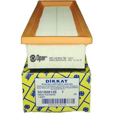 FIAT 500/ALBEA/FIORINO II/IDEA/LINEA/PANDA II/FORD KA II 03- HAVA FILTRESI 55192012 FILTRON