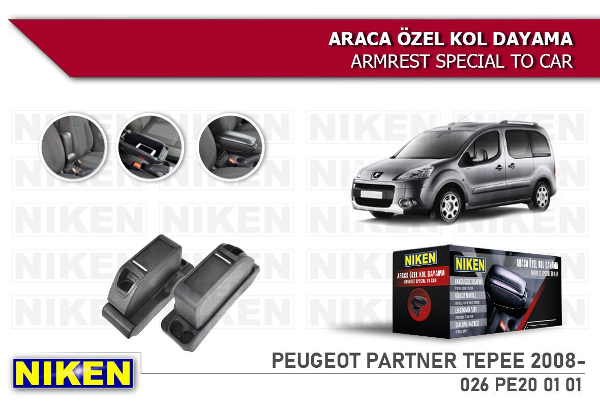 PEUGEOT PARTNER TEPEE 2008-ARACA ÖZEL KOL DAYAMA