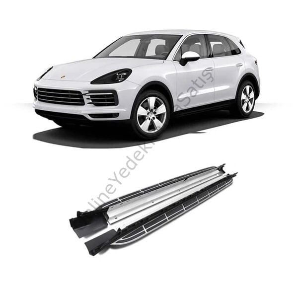 PORCHE Cayenne 2018+ Yan Basamak Oem Siyah