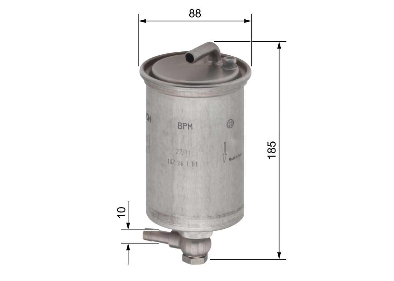 AUDI A4 04-08 YAKIT FILTRESI 8E0127401C BOSCH