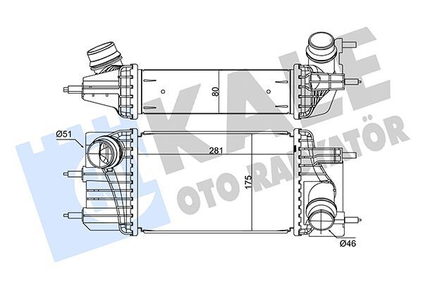 NISSAN JUKE (F15) 13-19 TURBO RADYATÖRÜ 14461-1KB2A KALE