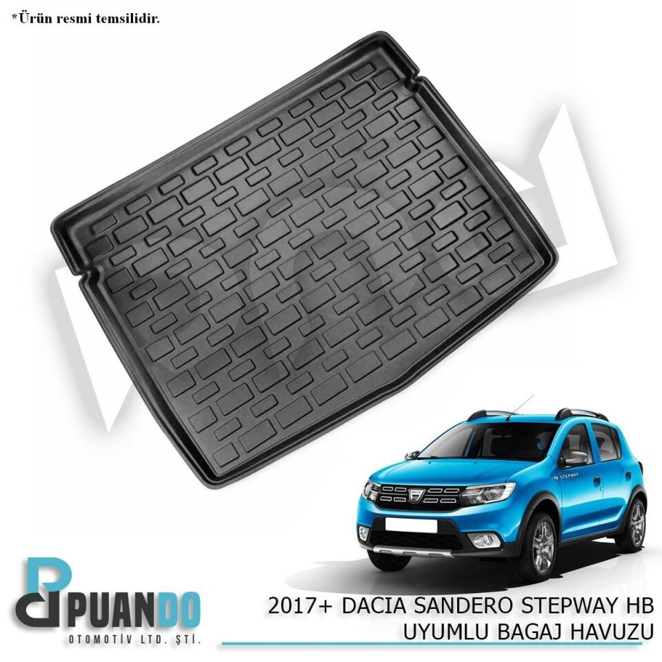 2012+ DACIA SANDERO STEPWAY HB UYUMLU BAGAJ HAVUZU