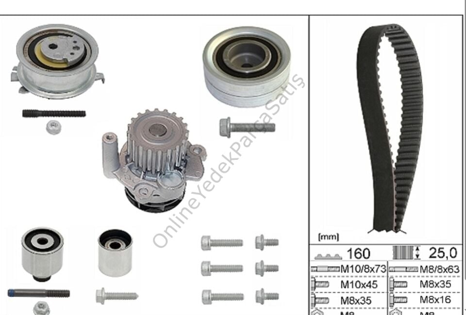 VOLKSWAGEN Transporter Triger Seti Devirdaimli Ina 530 0550 10