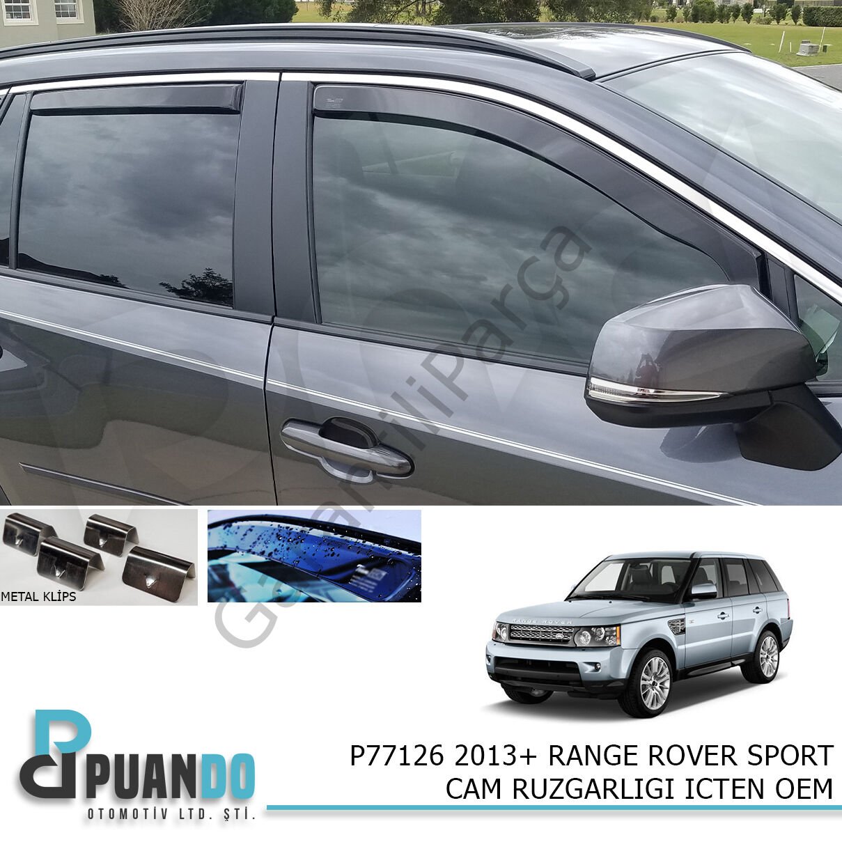 2013+ RANGE ROVER SPORT CAM RUZGARLIGI ICTEN OEM