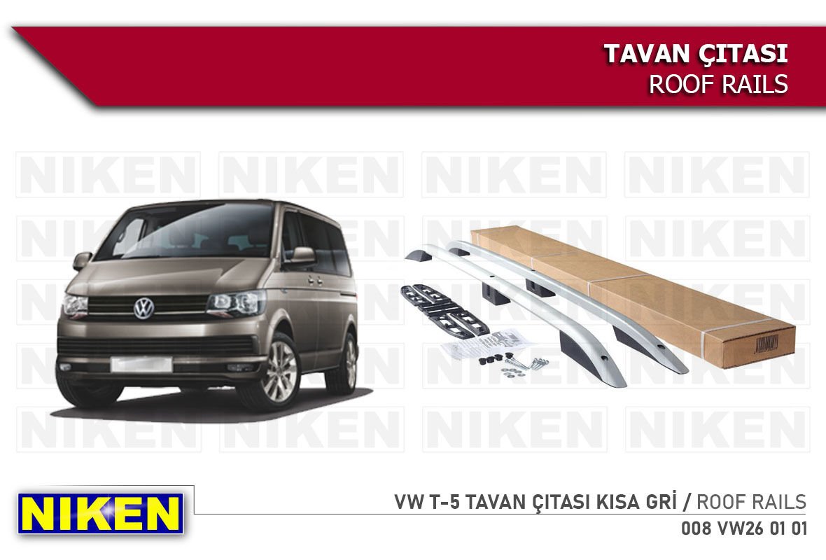 VW T-5 TAVAN ÇITASI KISA GRİ