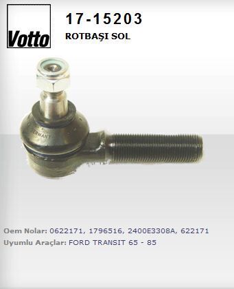 FORD TRANSIT 71- ROT BASI SAG 1796516 TEKNOROT