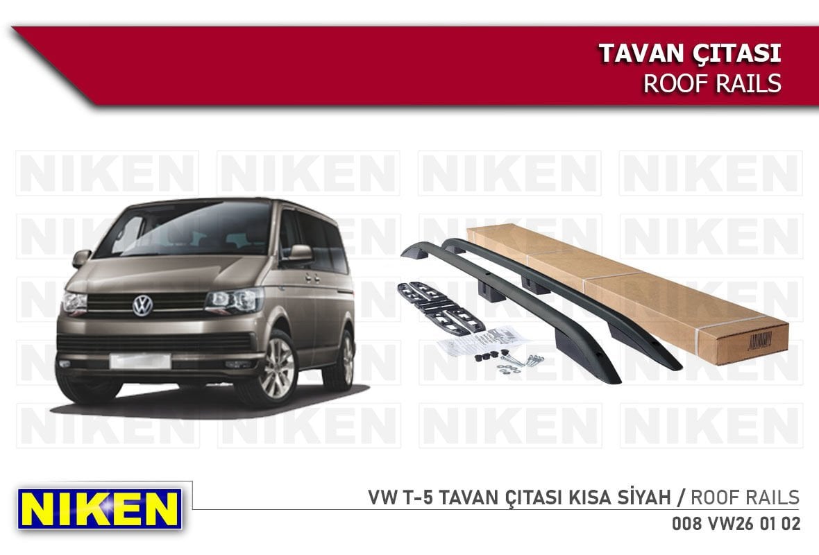 VW T-5 TAVAN ÇITASI KISA SİYAH