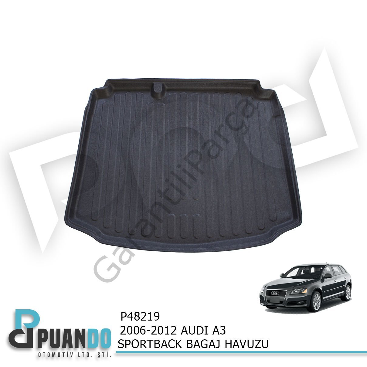 2006-2012 AUDI A3 SPORTBACK BAGAJ HAVUZU
