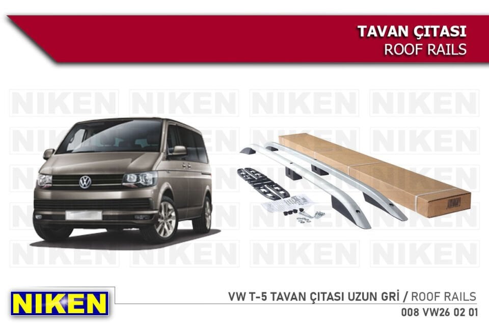 VW T-5 TAVAN ÇITASI UZUN GRİ