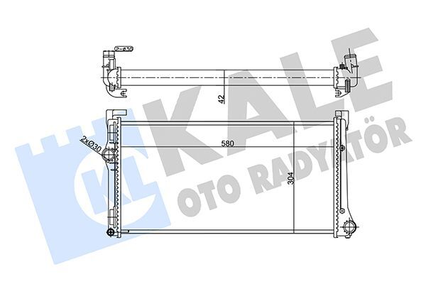 FIAT IDEA-PUNTO 03- SU RADYATÖRÜ 51700805 KALE