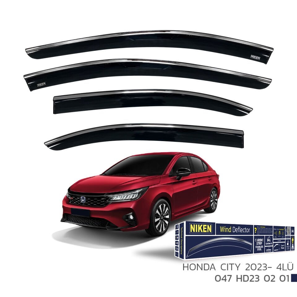 HONDA CITY 2023- KROMLU CAM RÜZGARLIĞI 4LÜ