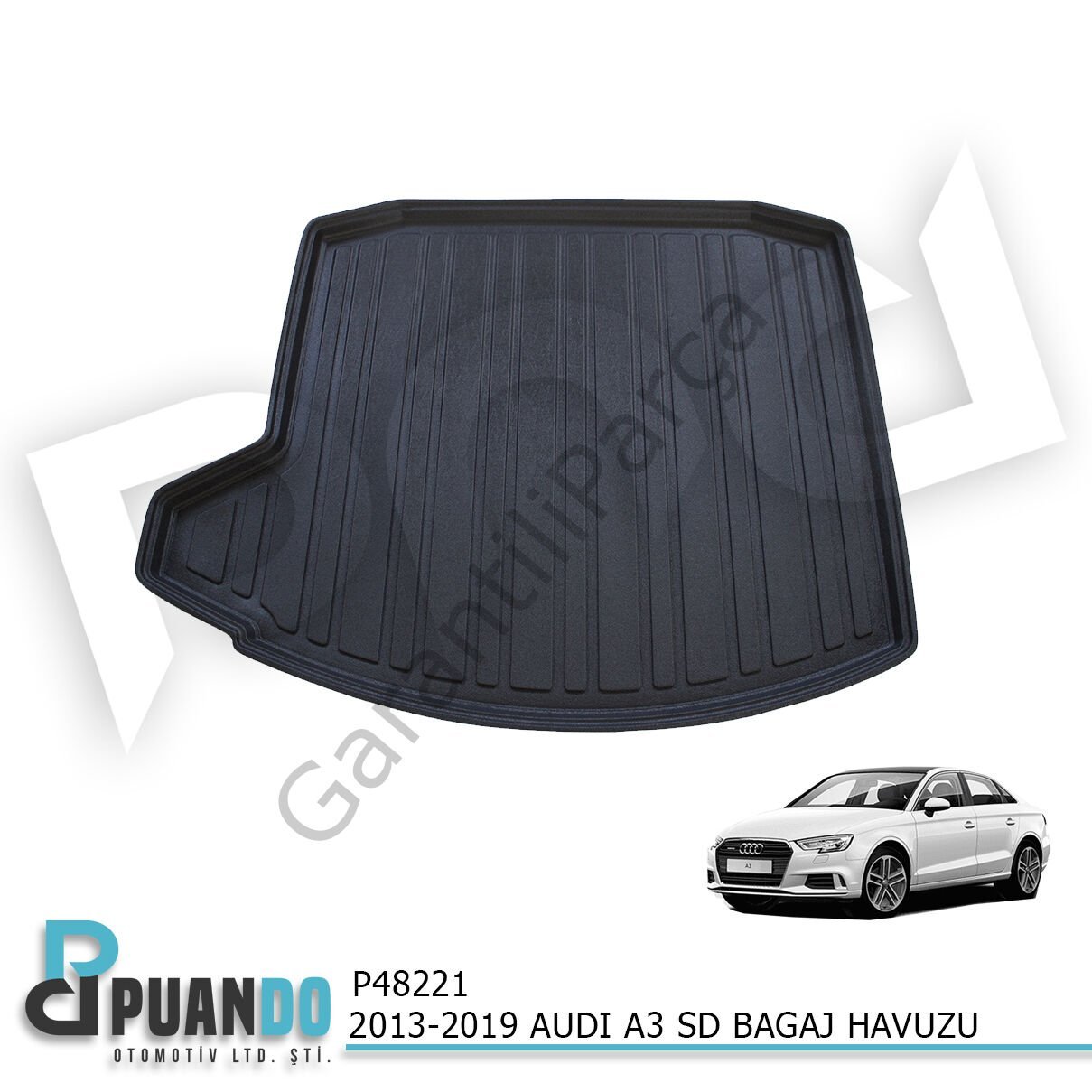 2013-2019 AUDI A3 SD BAGAJ HAVUZU