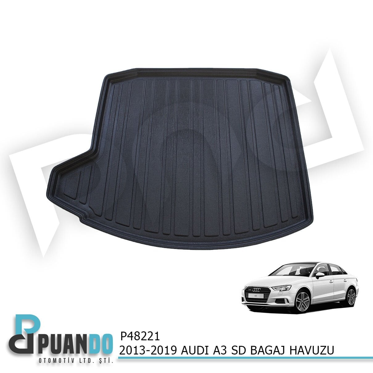 2013-2019 AUDI A3 SD BAGAJ HAVUZU