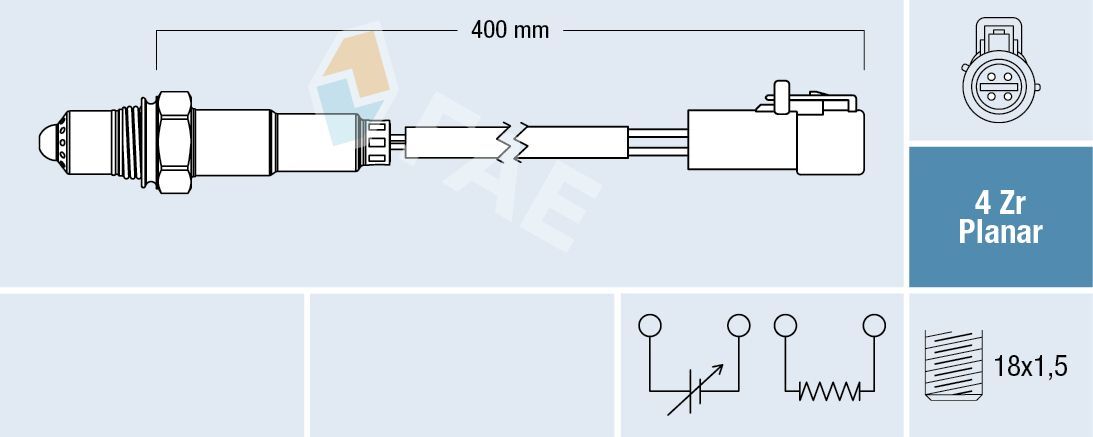 FORD FOCUS/C-MAX/B-MAX 02- OKSIJEN SENSÖRÜ XL3F 9F472 BA FAE