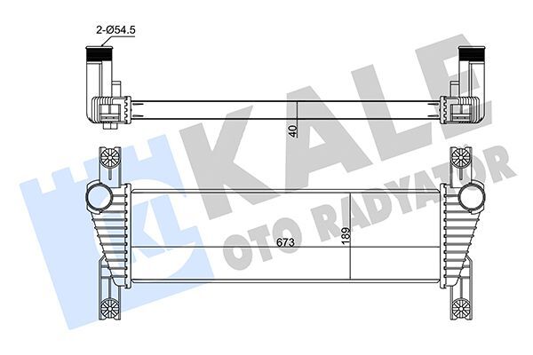 FORD RANGER 11- TURBO RADYATÖRÜ AB39 9L440 AF NRF