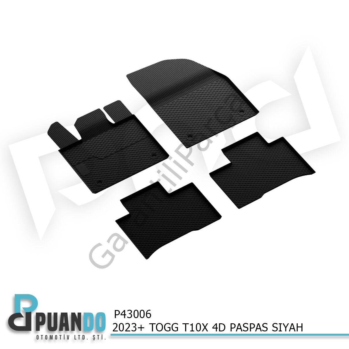 2023+ TOGG T10X 4D PASPAS SIYAH