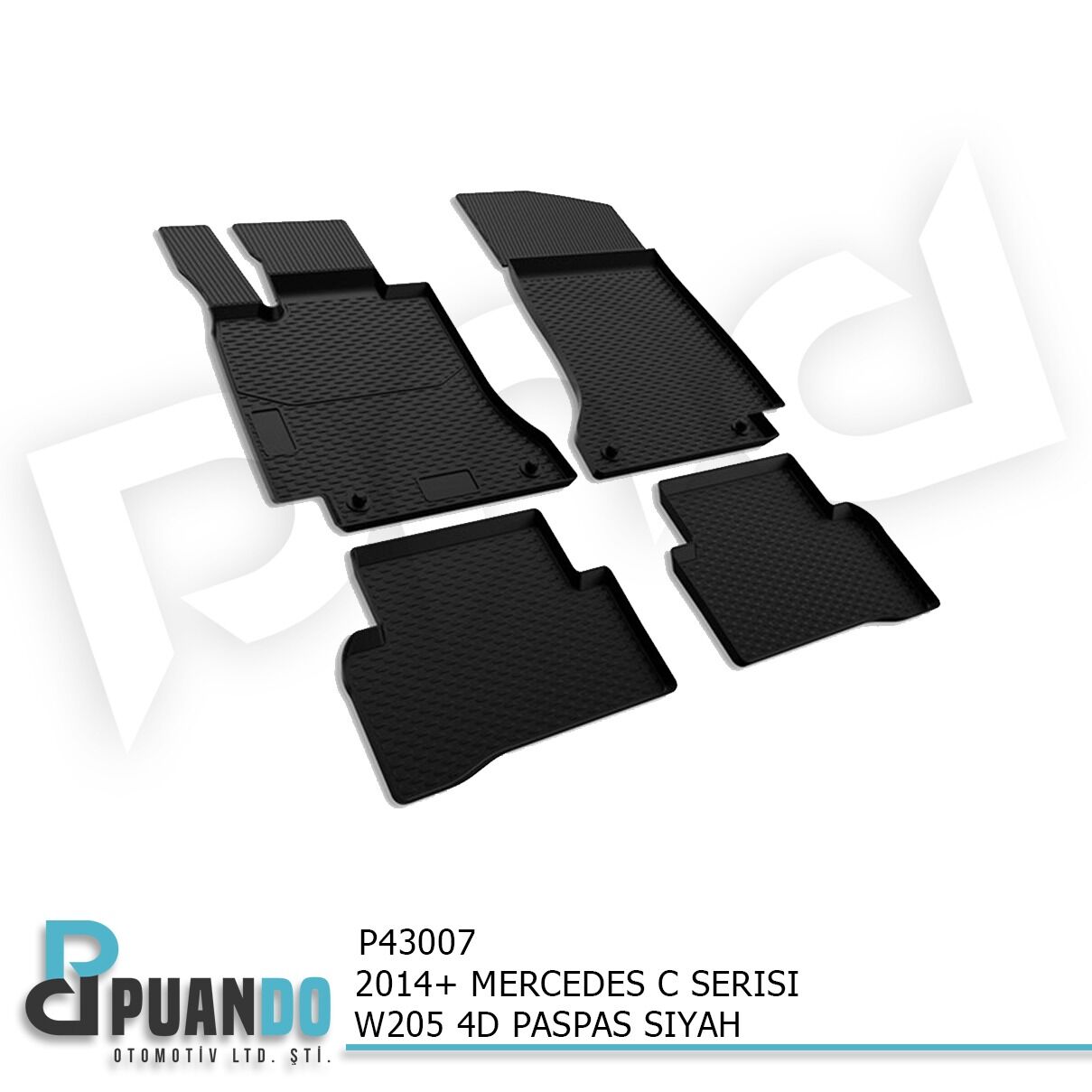 2014+ MERCEDES C SERISI W205 4D PASPAS SIYAH