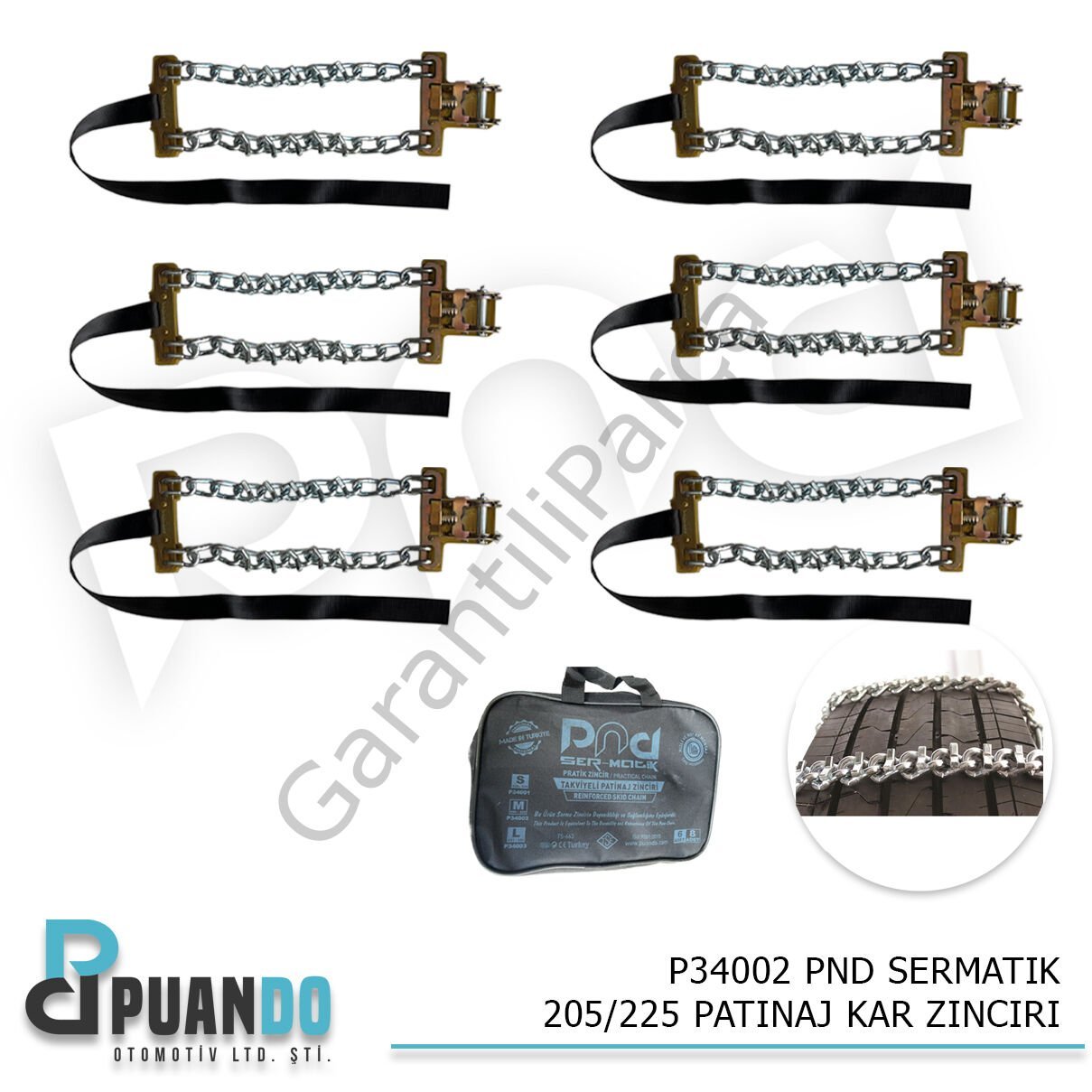 PND SERMATIK 205/225 PATINAJ KAR ZINCIRI - M