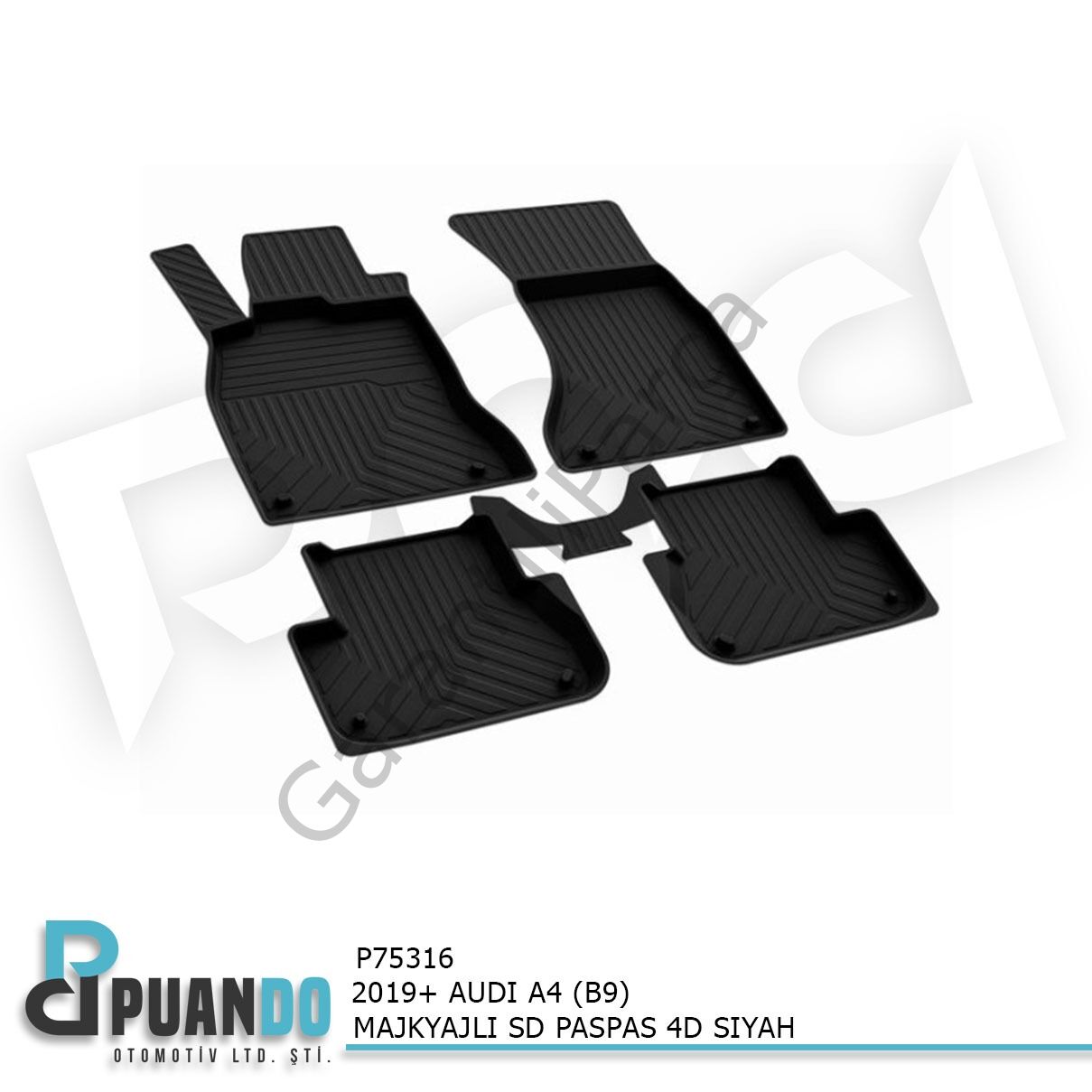 2019+ AUDI A4 (B9) MAJKYAJLI SD PASPAS 4D SIYAH
